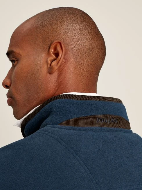 Blue Quarter Zip Fleece Sweatshirt 5 Blue Quarter Zip Fleece Sweatshirt - Image 5