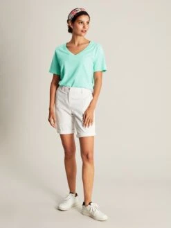 Blue V Neck T-shirt 7 Blue V Neck T-shirt -Clothing Store N00763s3