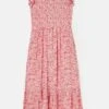 Joules Clover Smocking Button Down Dress