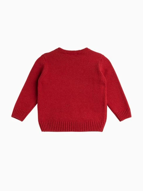 Trotters London Little Red Henry Car Jumper 2 Trotters London Little Red Henry Car Jumper - Image 2