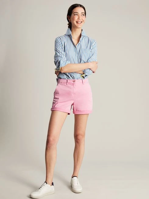 Joules Pink Cruise Mid Thigh Length Chino Shorts 3 Joules Pink Cruise Mid Thigh Length Chino Shorts - Image 3