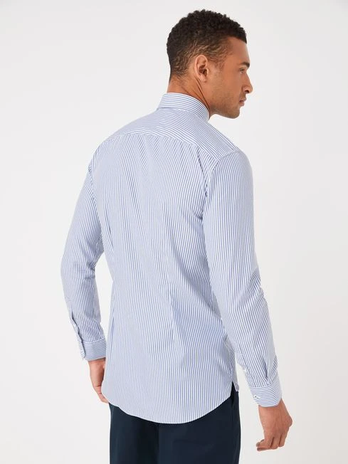 White/Blue Striped Shirt 2 White/Blue Striped Shirt - Image 2