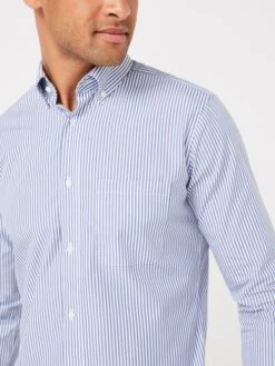 White/Blue Striped Shirt 6 White/Blue Striped Shirt -Clothing Store T15858s3