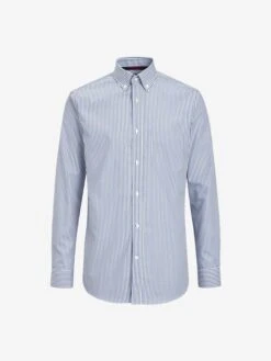 White/Blue Striped Shirt 7 White/Blue Striped Shirt -Clothing Store T15858s4