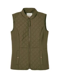 Joules Green Minx Quilted Gilet -Clothing Store T80193s9