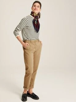 White Long Sleeve Top With Frill -Clothing Store U75 402s3