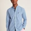 Abbott Blue Long Sleeve Classic Fit Poplin Shirt