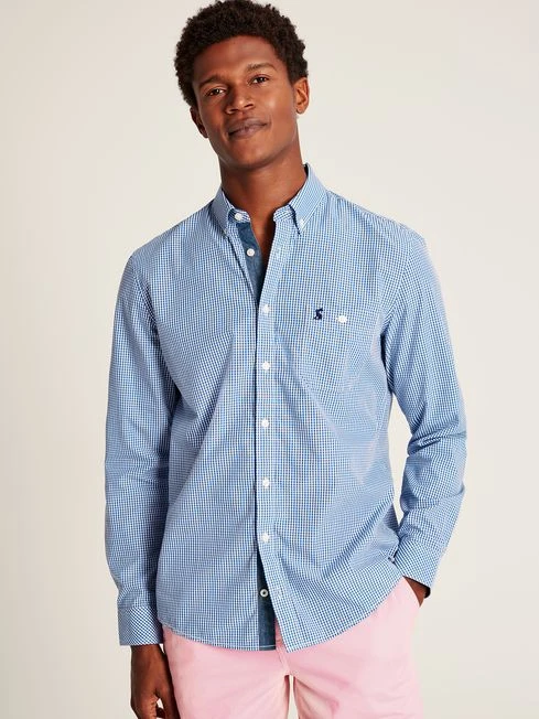 Abbott Blue Long Sleeve Classic Fit Poplin Shirt 1 Abbott Blue Long Sleeve Classic Fit Poplin Shirt