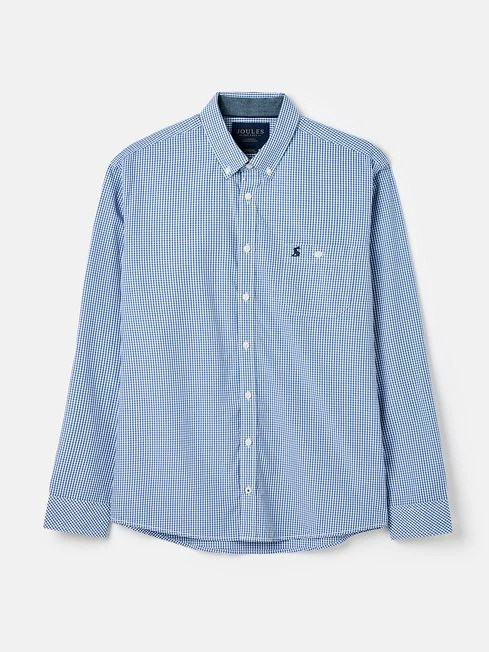Abbott Blue Long Sleeve Classic Fit Poplin Shirt 5 Abbott Blue Long Sleeve Classic Fit Poplin Shirt - Image 5