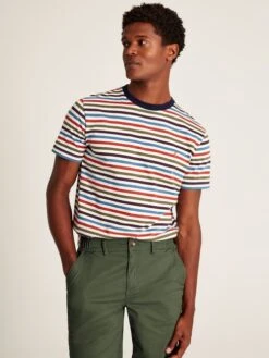 White Jersey Crew Neck T-Shirt