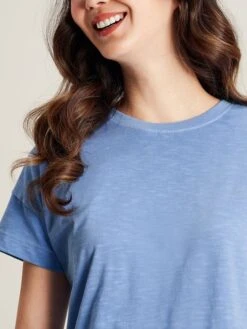 Blue Short Sleeve T-Shirt -Clothing Store U77161s5