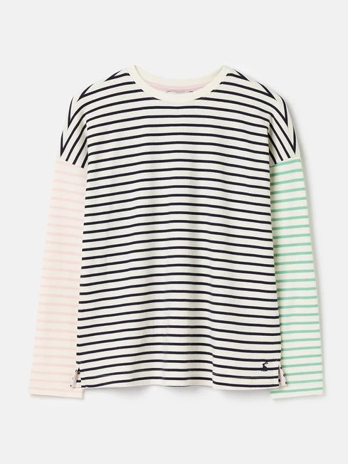 Navy Blue Drop Shoulder Long Sleeve Top 5 Navy Blue Drop Shoulder Long Sleeve Top - Image 5